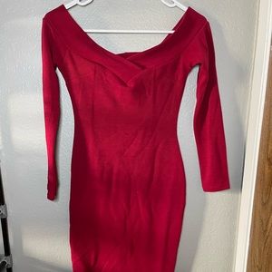 Fashion Nova. Size: Medium. Color: burgundy/red